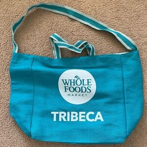 Whole Foods Market shopping bag.